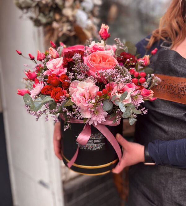 Valentýnský flower box